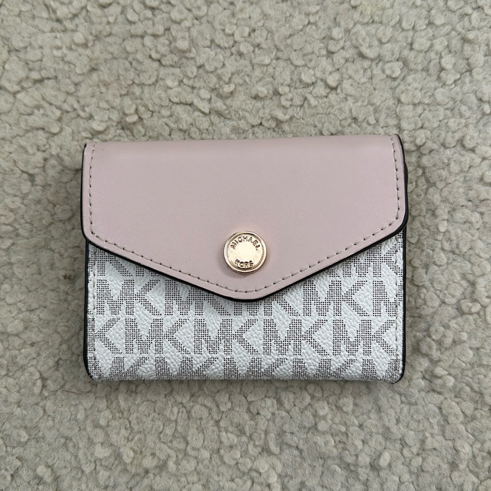 Michael Kors Flap Logo Coin Purse Wallet